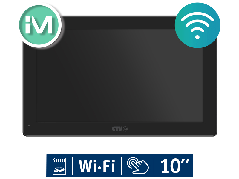 Монитор видеодомофона CTV-iM1030W Cloud 10
