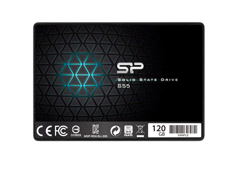 SSD накопитель 120GB Silicon Power Slim S55 (SP120GBSS3S55S25) 2.5"