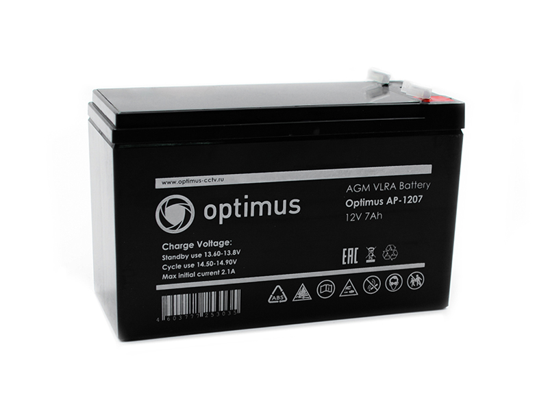 Аккумулятор Optimus AP-1207