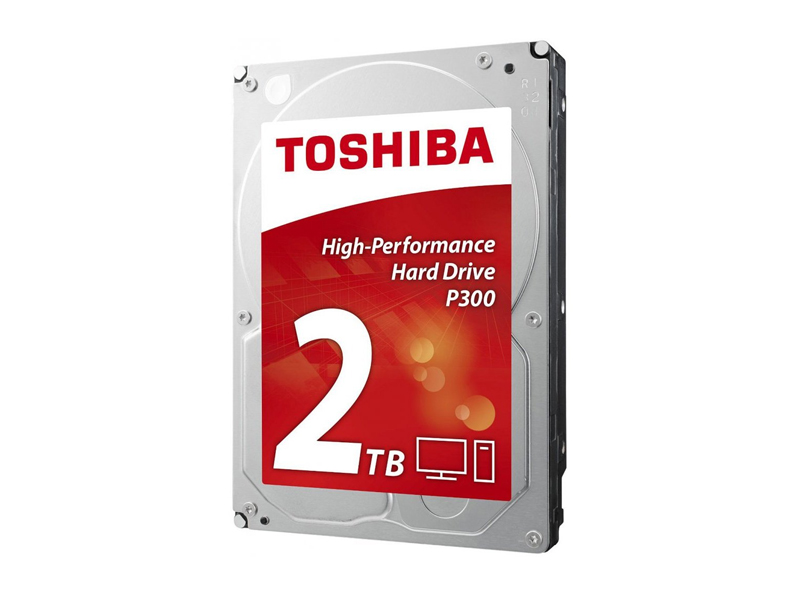 Жесткий диск 2Tb Toshiba P300 HDWD220EZSTA, HDD, SATA III, 3.5", RTL