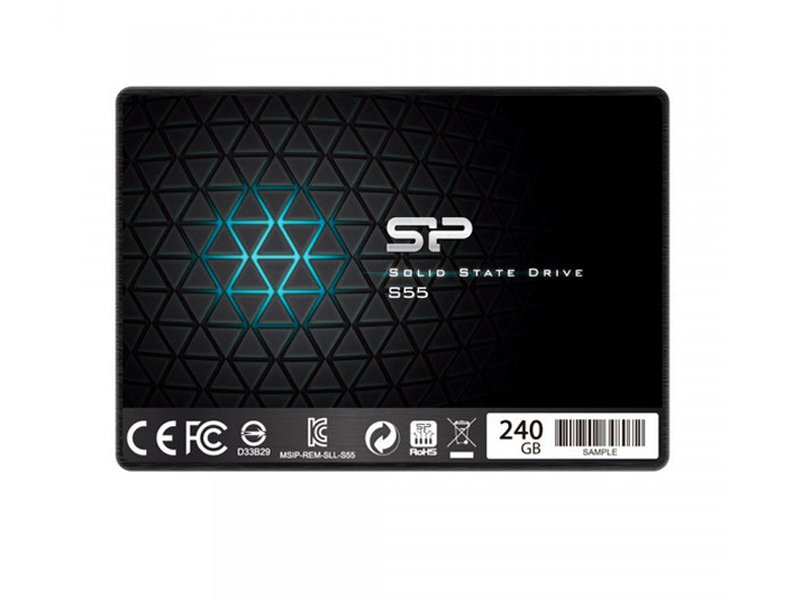 SSD накопитель 240GB Silicon Power Slim S55 (SP240GBSS3S55S25) 2.5"