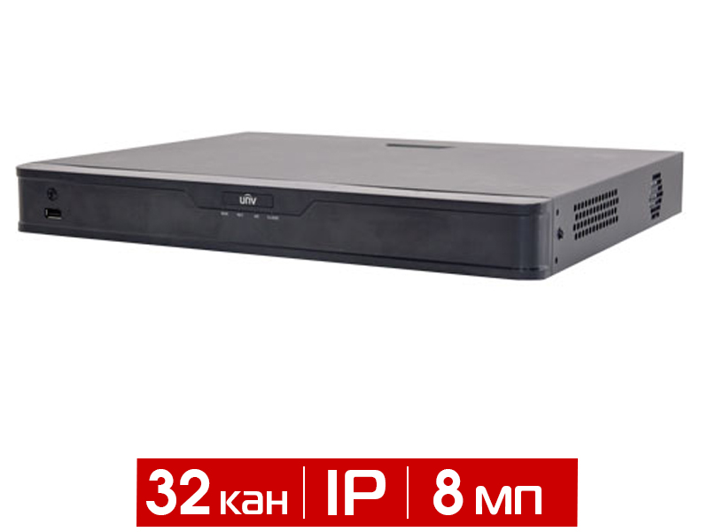 Видеорегистратор 32-канальный IP 8Мп UNV NVR304-32S-RU
