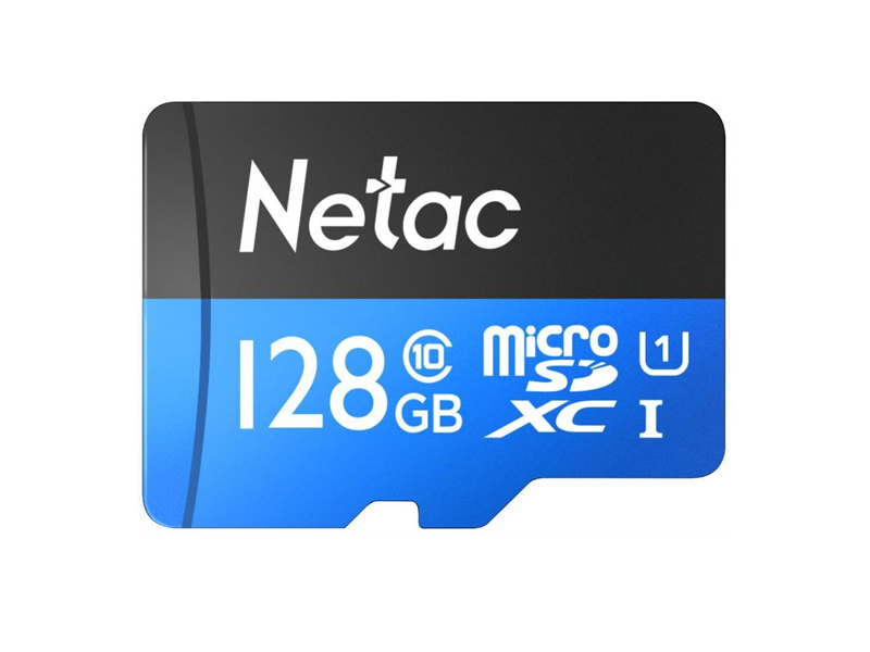 Карта памяти MicroSDXC Netac Class 10 UHS-I U1 P500 128GB