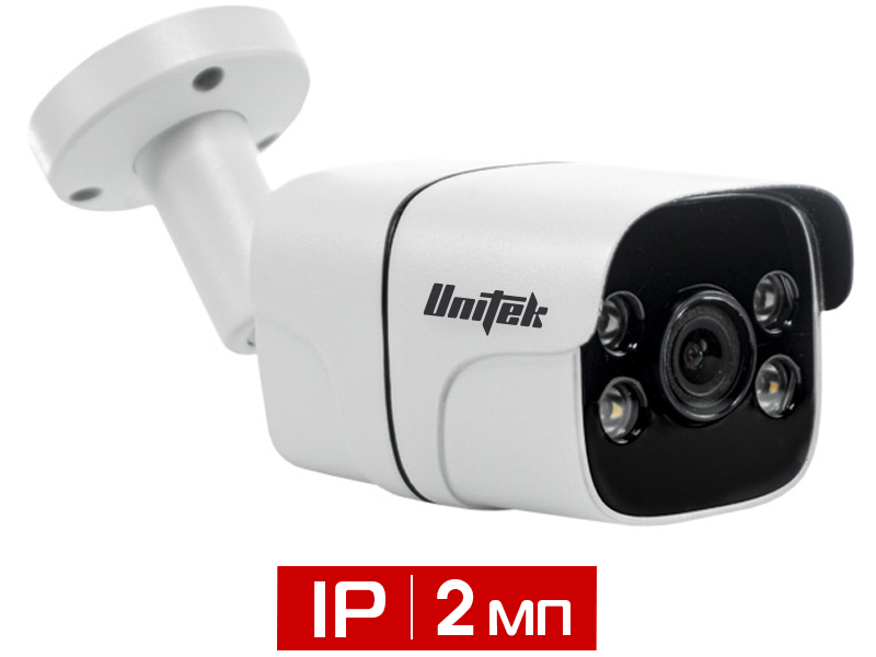 Видеокамера уличная цилиндрическая 2Мп Unitek IP-210 (2.8) Smart Light