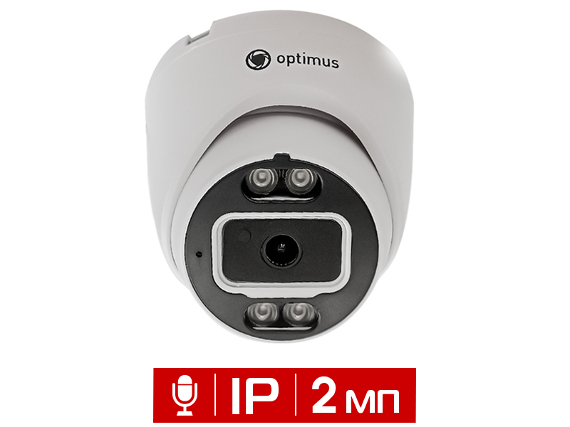 Видеокамера внутренняя купольная 2Мп Optimus IP-E022.1(2.8)MPE_V.2