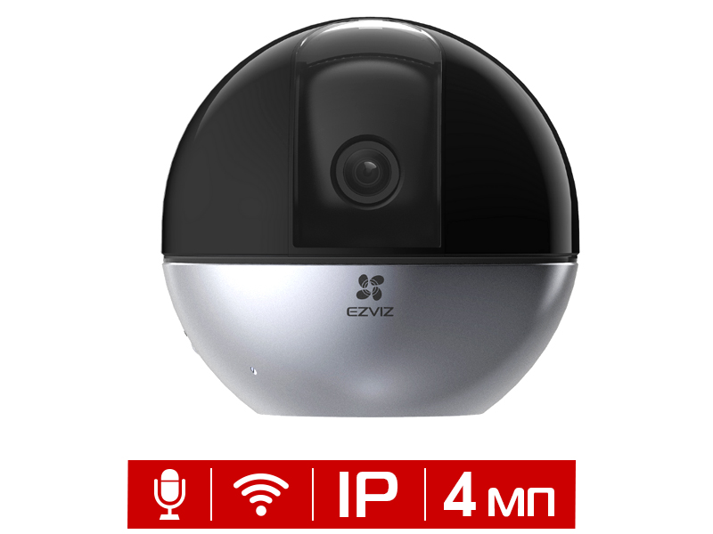 Видеокамера внутренняя 4Мп Ezviz CS-C6W Wi-Fi