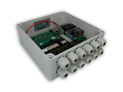 Коммутатор уличный PoE 8-портовый Optimus U2I-8F1b/2G/2S