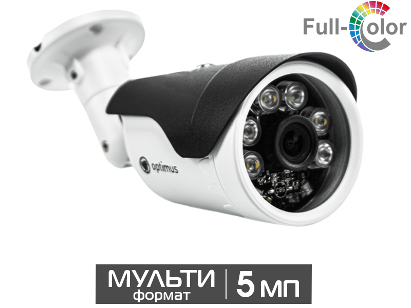 Видеокамера Optimus AHD-H015.0(2.8мм)F Full Color